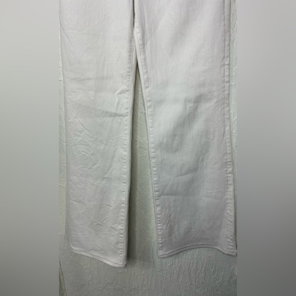 VERONICA BEARD Jeans Rosanna Corset Wide Leg Extra High Rise in White Size 29/8 - Picture 6 of 9